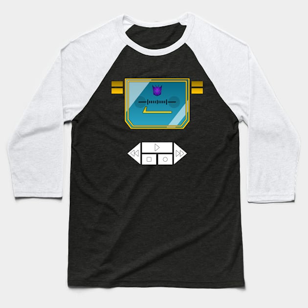 Transformers Soundwave Baseball T-Shirt by TFPrototype